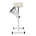 choayun Pedicure Foot Rest, Pedicure Stool Chair with Dust Cleaning Fan, Salon Lift Stool with Adjustable Height 18.9-26.7in, Manicure Nail Beauty Stool Stand for Home Beauty Salon Spa Tattoo (White)
