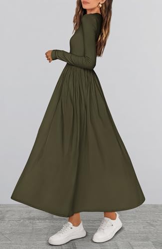 BTFBM Casual Long Sleeve Dresses Spring Dresses 2025 Wedding Guest Dress Midi Dress Flowy Bohemian Long Dress