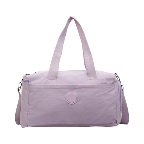 Sac de sport compartiment chaussures violet à grande capacité fitness