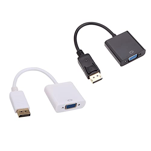 yeacher Cabo adaptador conversor 1080p DP DisplayPort macho para VGA fêmea