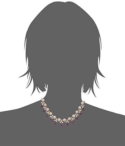 Image of Estele Trendy and Fancy Fashion Jewellery Design Necklaces Set for Women