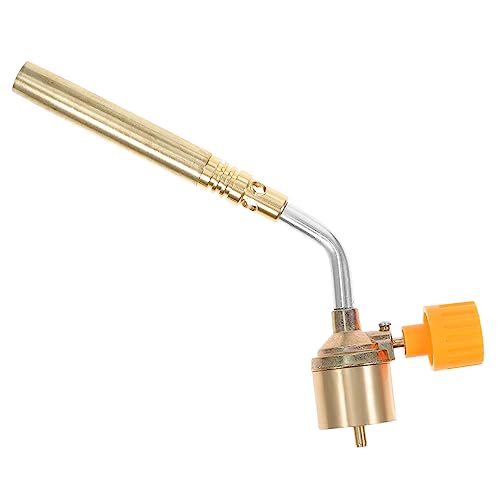 HOLIDYOYO Welding Torch De Gas Torch for Crafts Small Flashlights Propane Torch Head Torches Heavy Duty Flashlight Burner Mini Lighters Torch Lighter for Crafts Adjustable Flame Copper