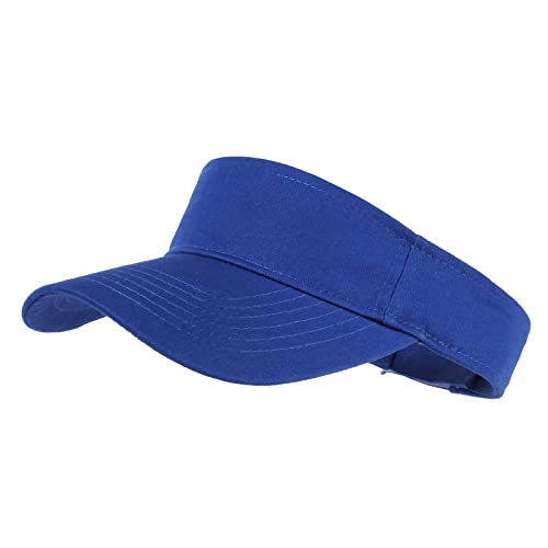 Image of HH HOFNEN Sports Sun Visor Hats Cotton Twill Ball Adjustable Sun Caps for Men Women