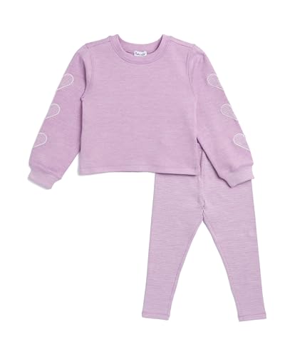 Ropa de descanso para niñas Splendid que evita rozaduras con pack de dos conjuntos de corazones