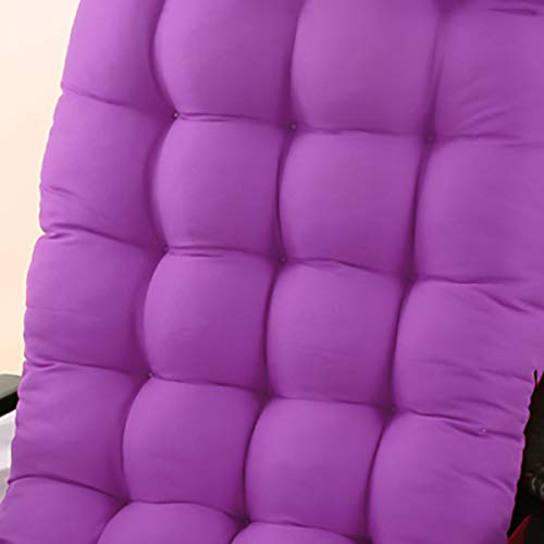 Coussin de chaise longue extérieur portable patio jardin violet