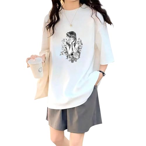 [DRGKIJJC] �x�] �ɓ����� Junji Ito �A�j�� ���� ���s ���f�B�[�X �ĕ� �g�b�v�X �v�����g ���� ���n ������� �t�@�b�V���� �j�����p T�V���c size L