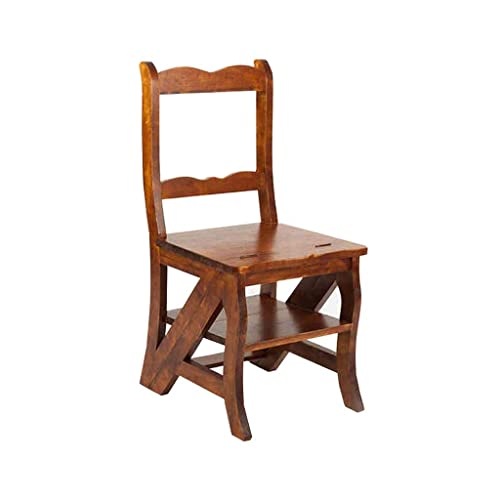 Taburetes plegables de doble uso en madera maciza de diseño creativo 2