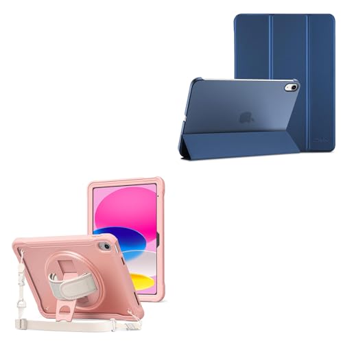 ProCase ProCase Slim Case Bundle with Rugged Case for iPad 10th Generation 10.9 Inch 2022