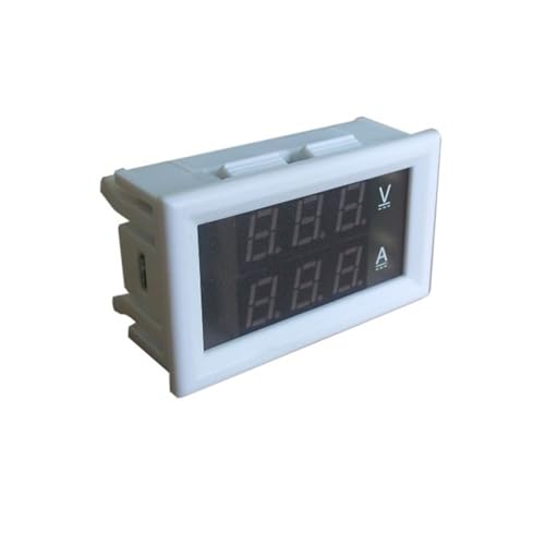 Voltmètre numérique LED blanc DC 3,5-30V 10A mini testeur de tension lot de 5