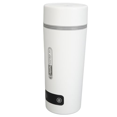 Calentador de agua eléctrico portátil para auto 350ml blanco miniatura 5