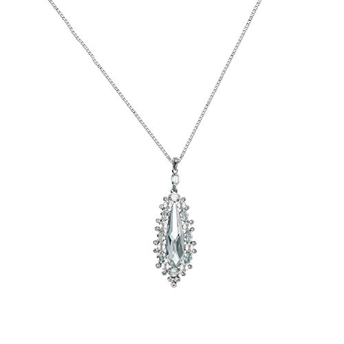 Collier en cristal raffiné et chaîne de clavicule haute finition