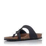 INTER-BIOS Sandalias Planas Interbios 7119 Negras - Talla: 38 genero: Mujer