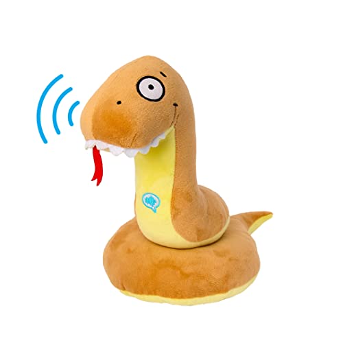 Mighty Mojo Silly Sounds Plush Talking Stuffed Animal - Makes Over 20 Silly Sounds - Burps, Farts And Roars - 10 Inches – Silly Snake Plush Toy - Therapy Doll #TOP7