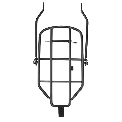 BRIGHTFUFU Durable Folding Bike Carrier Rack Lightweight Rear Shelf Cargo Rack for Outdoor Use Easy to Install Compact Design for Luggage Backpacks and Baskets