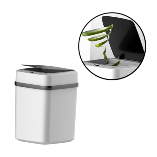 Caneca de basura automática con sensor y tapa silenciosa miniatura 5