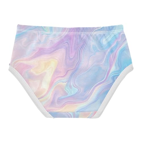 Toddler Underwear Floral 2t Cotton Cute Panties Girl Animal Briefs Undies Kids Beautiful Pastel Rainbow Liquid2