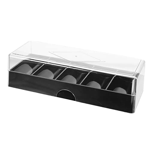 Toddmomy Acrylic Chip Box Poker Chips Numbered Case Holders Poker Chip Holder Poker Chip Locking Carrier Household Poker Chip Tray Storage Supplies Chip Supply Daily Poker Chip Tray