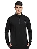 Camiseta de manga larga RUN FAVORITE 1/4 ZIP Puma Black