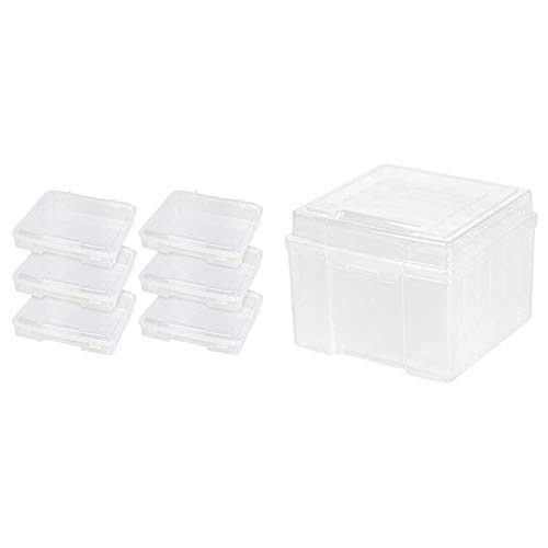 IRIS USA Portable Project Case, 6 Pack, Clear & Inc. KP-PHO57 5