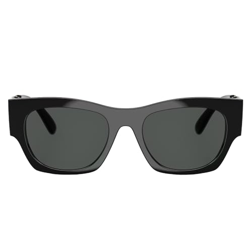 Versace Man Sunglasses Black Frame, Dark Grey Lenses, 52MM2
