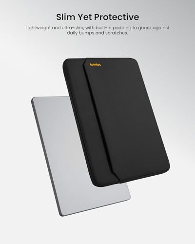 Image of tomtoc Slim Laptop Sleeve for 13.5-14.3 Lenovo, HP, ASUS, Dell, Acer Laptop Notebook, Vivobook /Zenbook 14, Water-Resistant Protective Case for 13.8 Inch Surface