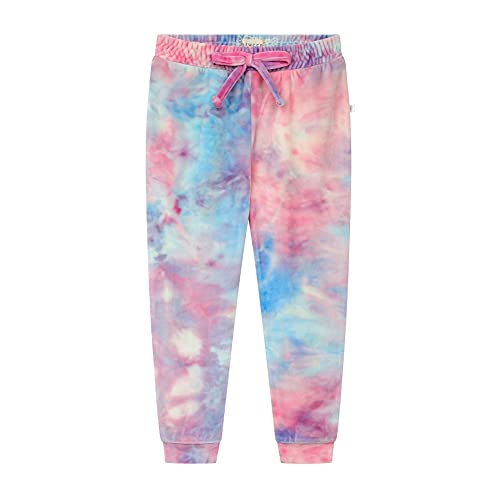 Image of BTween Girls 3 Pack Velour Jogger Pant Set Solid, Tie Dye or Camo Sweatpants for Girls
