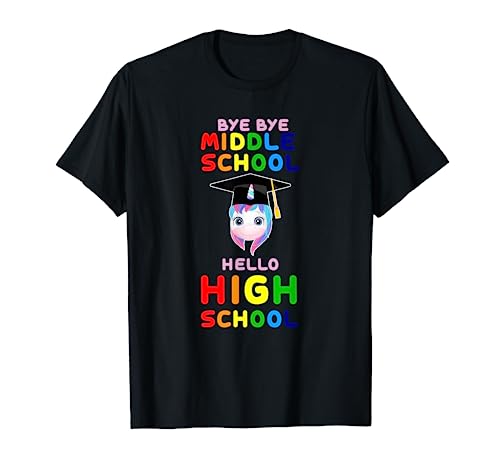 Hello High School Middle School Graduación Camiseta