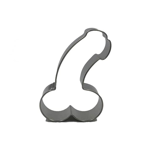 Cortador para Galletas Pene - Molde Temático de Acero Inoxidable - Ideal para Repostería (Pene Flácido) Cover