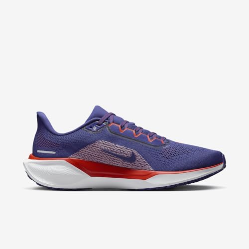 Nike Nike Pegasus 41 Pegasus 41 Men's College Road Running Shoes Clemson (FZ5108-500, New Orchid/White/University Orange/White) Size 12
