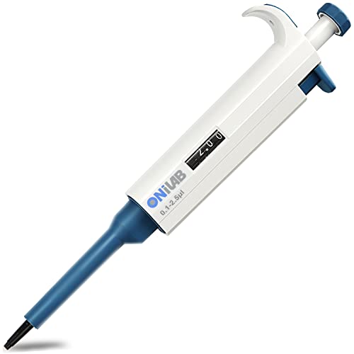 Onilab Single Channel Pipettors Adjustable Volume Micro Pipettes, 0.1-2.5Μl (7010101001) #TOP4