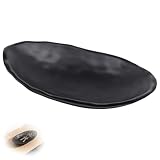 Oval Schlüsselschale Deko Flur Bowl Matt Schwarze Schlüsselschale Eingangsbereich Schale Schmuckschale Dekoschale für Flur Münzen Autoschlüssel Schmuck Schlüssel Aufbewahrung Schale Deko