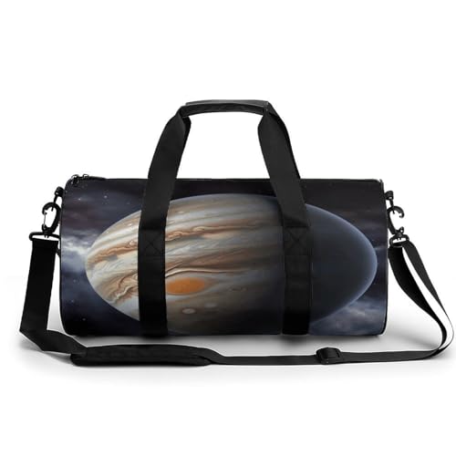 Gym Bag For Women Men Lightweight Jupiter Landscape Print Duffel Bag Personalized Travel Bags For Travel Sports