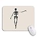 Produktbild Gaming mouse pad anatomie menschliches skelett posing halloween party backbone biologie körper rutschfeste gummi backing computer mousepad für notebooks maus matten
