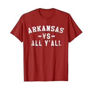 Arkansas vs All Yall for y’all Vintage T-Shirt