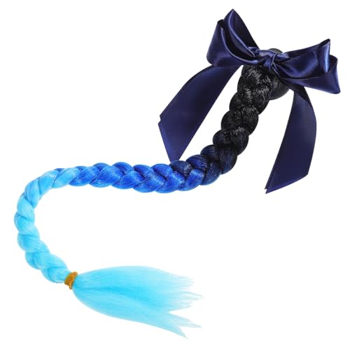 Trenzas para casco STOBAZA con ventosa de decoración de moto para mujeres y chicas moteras
