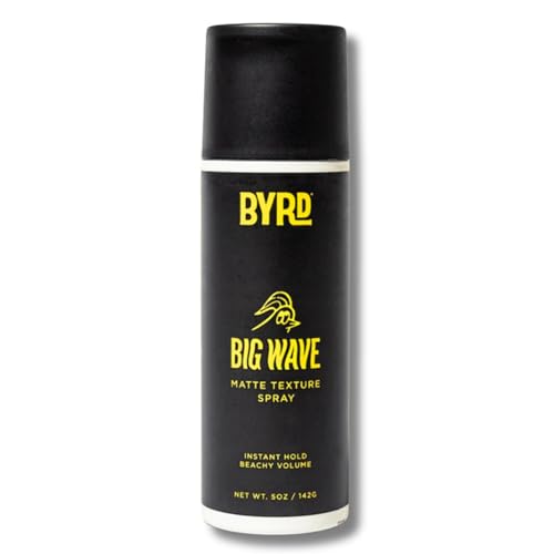 Byrd - Big Wave Matte Texture | Texturizador de Cabello Spray Con Acabado Mate | Spray Volumen Cabello Fino | Ondas Surferas Gruesas y Voluminosas | Efecto Recién Salido de la Playa