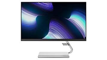 Lenovo Q24i-20 60,45 cm (23,8 Zoll, 1920x1080, WUXGA, 75Hz, WideView, 300nits, entspiegelt) Monitor (HDMI, DisplayPort, 4ms Reaktionszeit, AMD FreeSync) grau