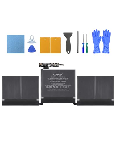 ASMARK Battery Replacement for MacBook Pro A1708(2016,2017) A2159(2019) A2289(2020) A2338(2020,2022) 13-inch A2171/A1713 Battery