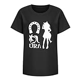 [BAKYAR] Tシャツ キッズ 半袖 ウマ娘 URA 子供服 ジュニア 綿100% 夏服 吸汗速乾 かわいい カジュアル 男の子 女の子 おしゃれ 柔らかい 通気性 運動 普段着 150CM