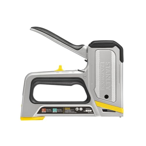 Image of Stanley FATMAX FMHT70100-0 Aluminium 2-in-1 Cable Tacker, High-Low Power Setting, Compatible with Crown CT100 in 10mm - 14mm and CT300 8mm - 12mm, Staples NOT Included