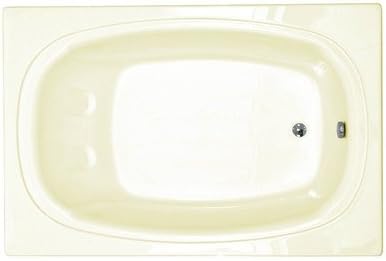 St. Lucia 48 x 72 x 23" Corner Soaking Bathtub Color: Biscuit, Tile Flange: No