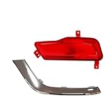 SJDKHJ Feux Remorque Feu De Pare choc Arrière Pour MG Pour ZS ZX 17–19 Réflecteur Décoratif Garniture D'avertissement Feu Antibrouillard Pièces Feu arrière de remorque(1 Pair Right)