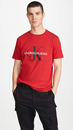 Image of Calvin Klein Men's Monogram Logo Crewneck T-Shirt