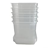 Gettimore Transparenter Orchideentopf für optimales Wachstum, 10 cm, verbesserte...