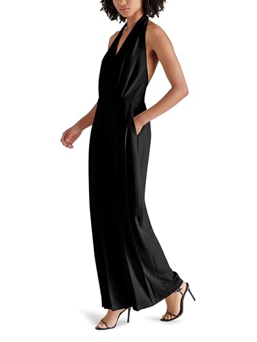 Steve Madden Apparel APOLLINE JUMPSUIT, Black, Large