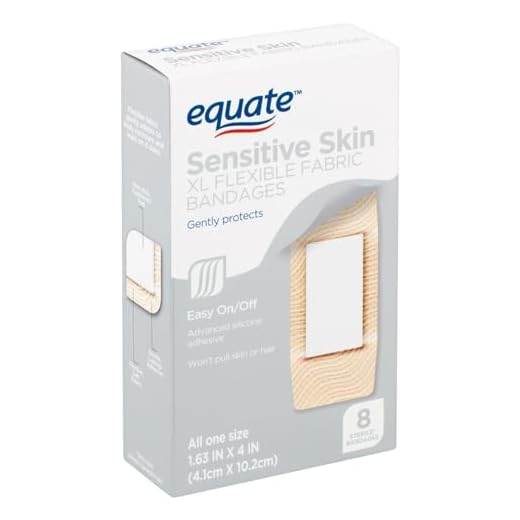 Equate Sensitive Skin XL Flexible Fabric Bandages 8 Ct