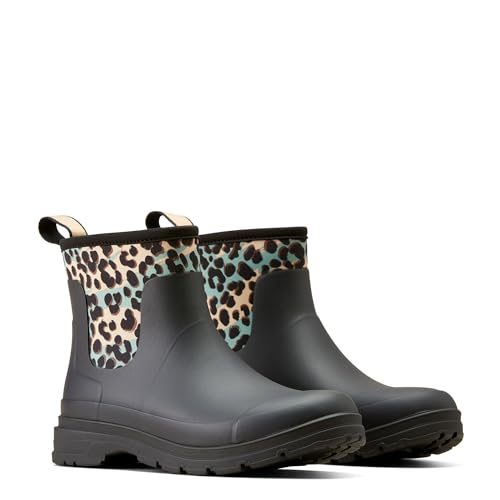 Ariat Kelmarsh Bottes de pluie décontractées à enfiler pour femme Talon bas 2,5-5,1 cm Rouge, noir, 37 EU