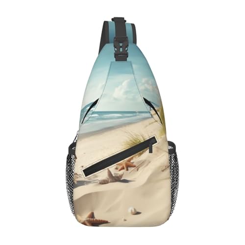 Bolso cruzado Beach Seaside para hombres y mujeres miniatura 1