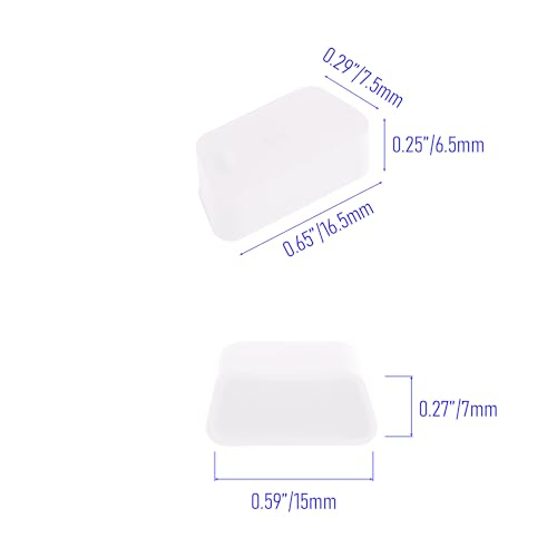 Image of 5 PCS VGA /DB9 Port Anti-dust Plugs, Silicone Covers Caps Stoppers, Port Protector for RS232, HDB15, DB9, 0.59 x 0.28 (LxW)
