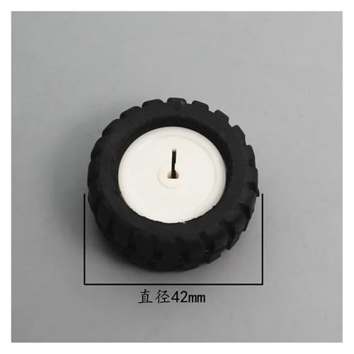 Moteur de réduction N20 DC anti vibration avec pneu 42mm pour châssis - 4